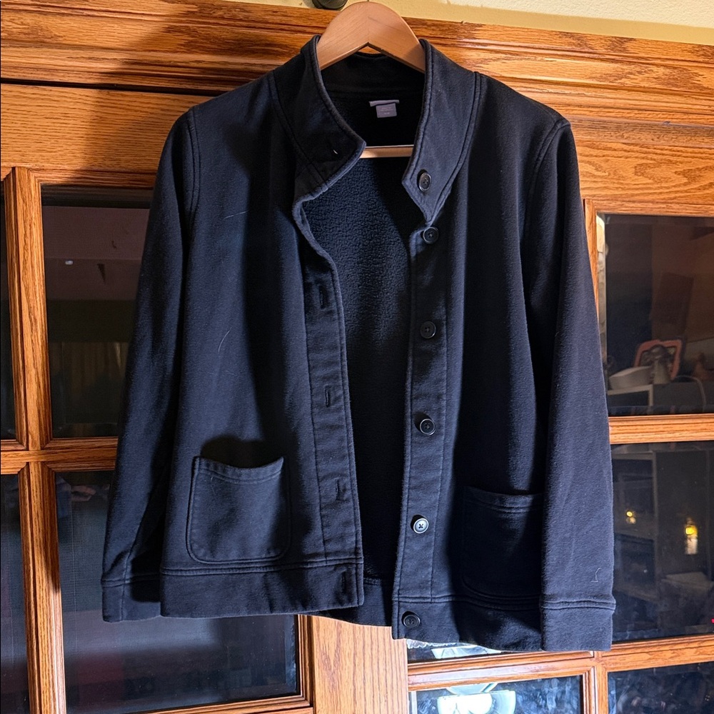 Laura Scott Black Casual Shirt Jacket